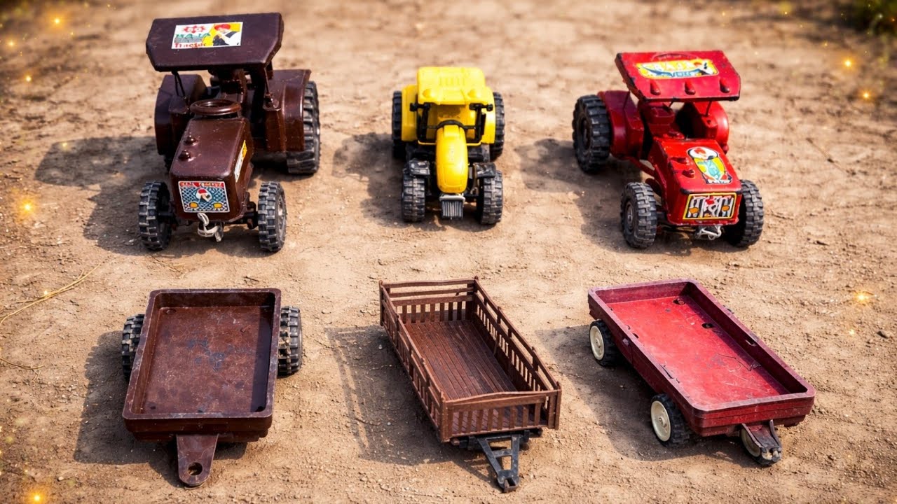 अरे बच्चों ! Swraj tractor ओर Ford tractor को भूत उठाके ले गया !! Krishna toy