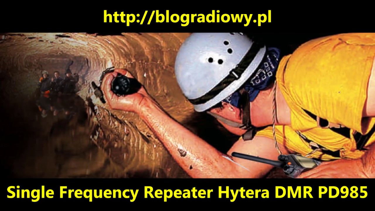 SFR - Single Frequency Repeater on Hytera DMR PD985 test