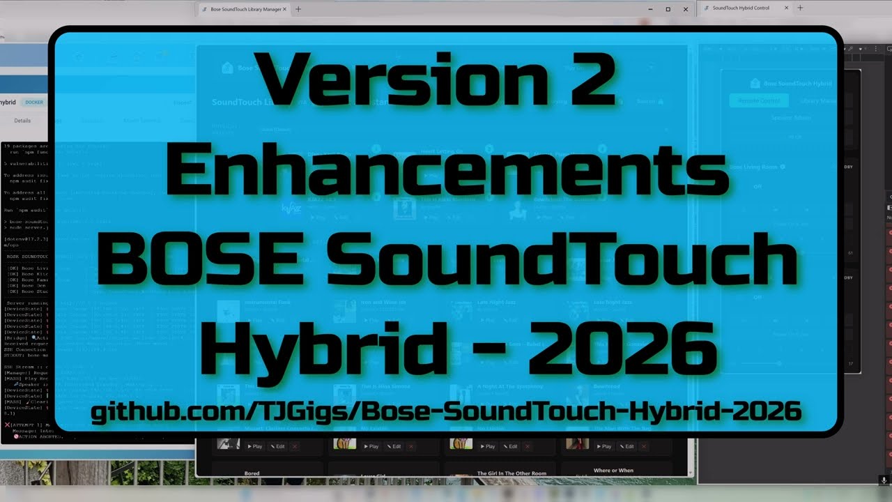 SoundTouch Hybrid V2 Enhancements: Emulates Bose Cloud Auths, Global Search, Auto Configs & More!