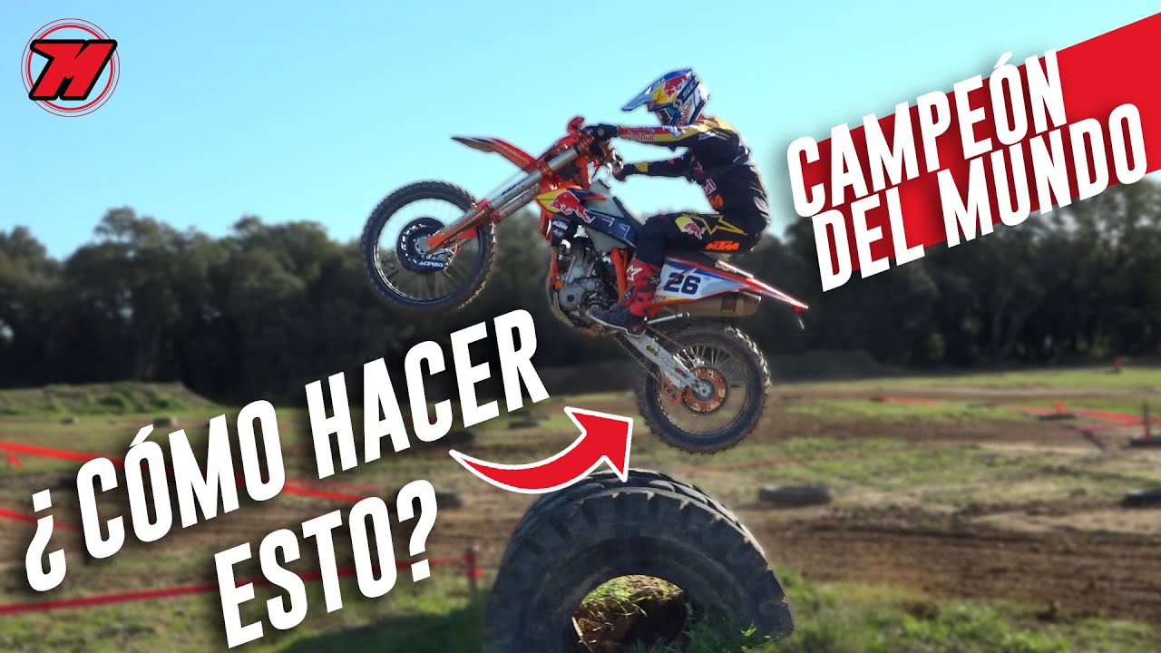 TÉCNICAS ENDURO con Josep García 💪⛰️ ¡Trucos para moto enduro para empezar! 🧐