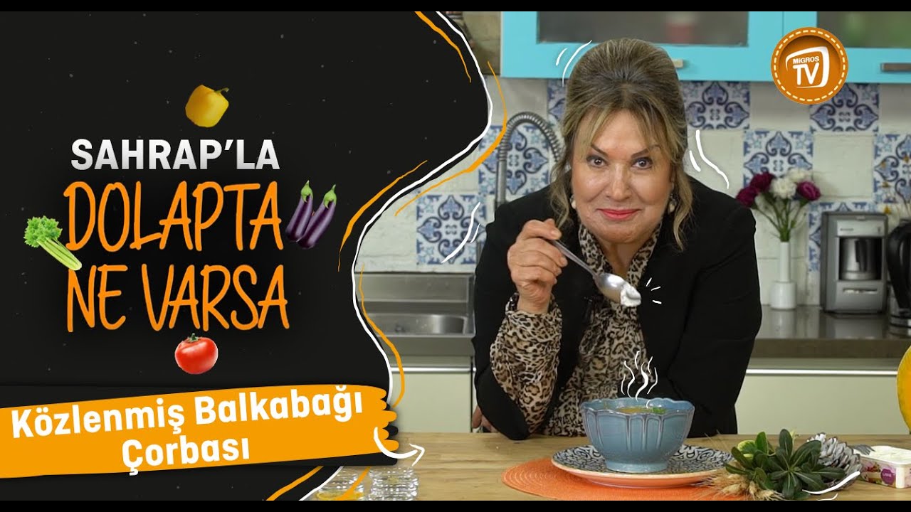 Sahrap'la Dolapta Ne Varsa: Közlenmiş Balkabağı Çorbası