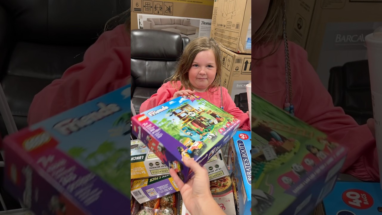 Buying my daughter everything she touches at Costco! 😲
