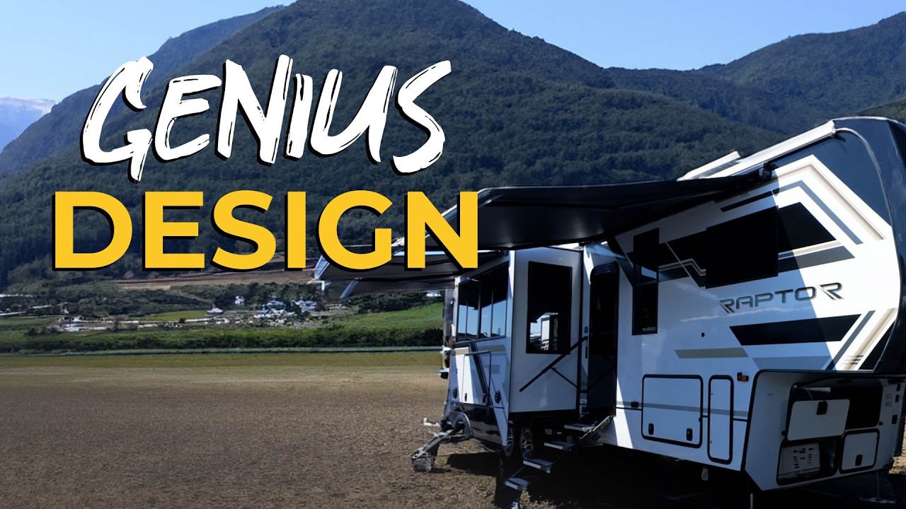 COOLEST Bar Stools EVER! 2025 Keystone Raptor 352 | RV Review