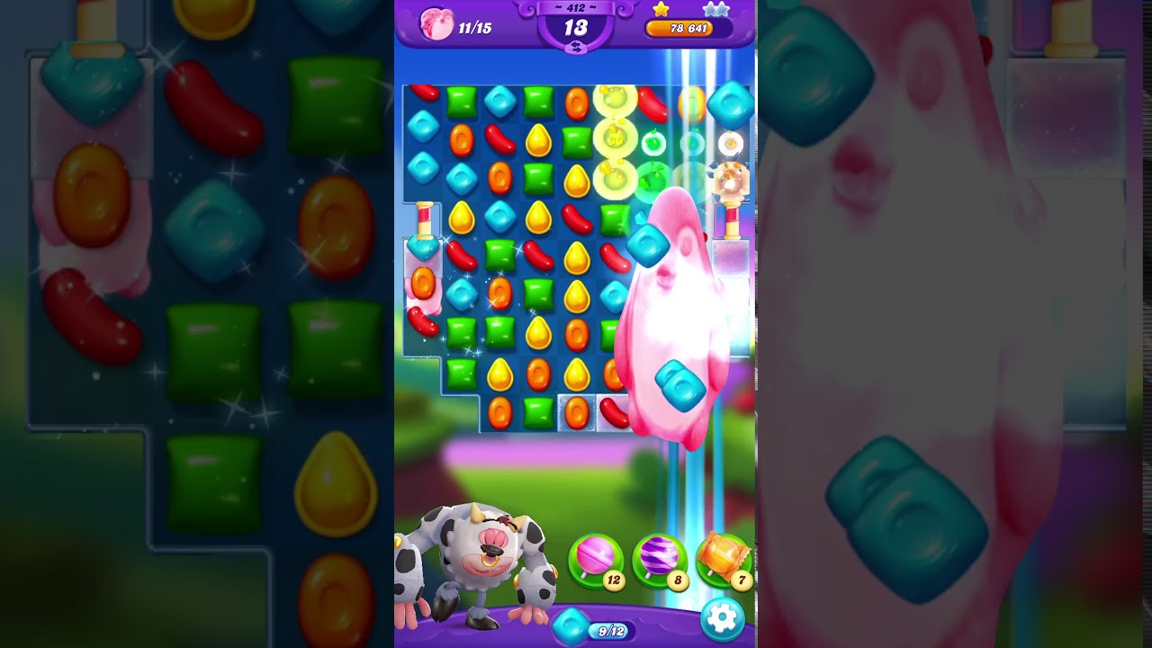 Candy Crush Friends gameplay - Level 413 - 3 stars