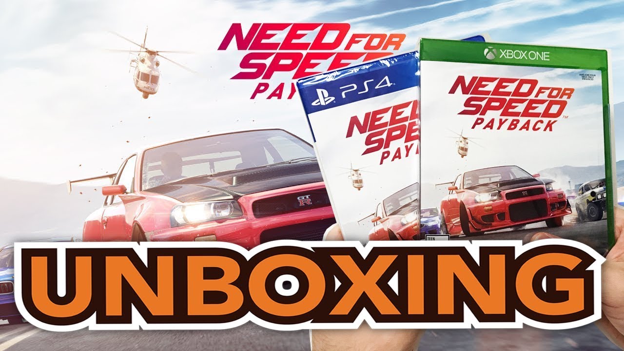 Need For Speed Payback (Xbox One/PS4) Unboxing !!
