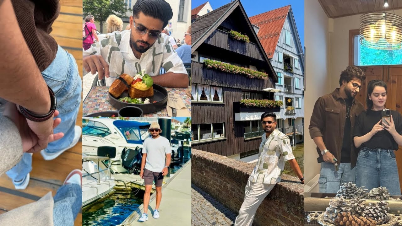 Babar Azam in Germany | Babar azam enjoying Vacation in Germany & Switzerland| Babar azam new video