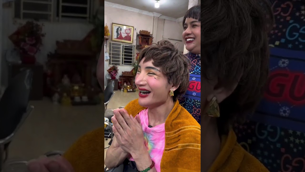 រឿង សុំម៉ូតសក់ ដូចគង់ចាន់ស្រីមុំ😂😂😂😂😂