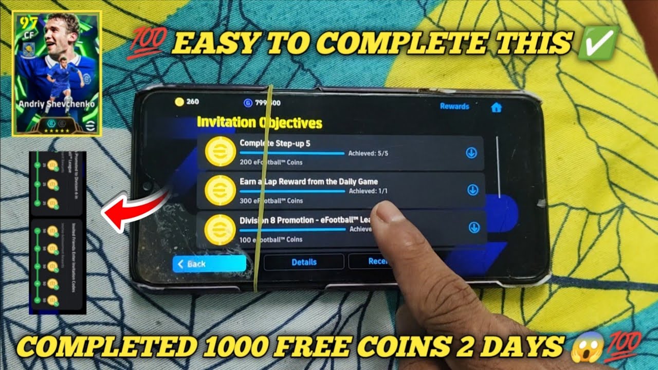 💯EASY 1000 COINS OBJECTIVES COMPLETE USING DIFFERENT ACCOUNTS IN EFOOTBALL 26 😱💯✅ MUST WATCH #shorts