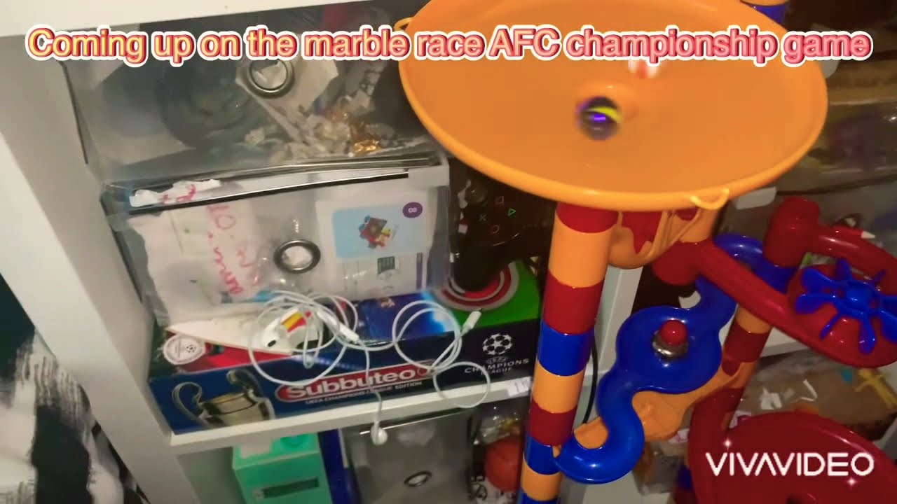 Marble race National football league 2020 AFC championship game highlights