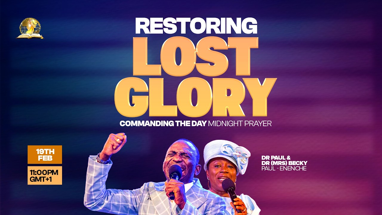 COMMANDING THE DAY MIDNIGHT PRAYER REBROADCAST || RESTORING LOST GLORY || 20-02-2026