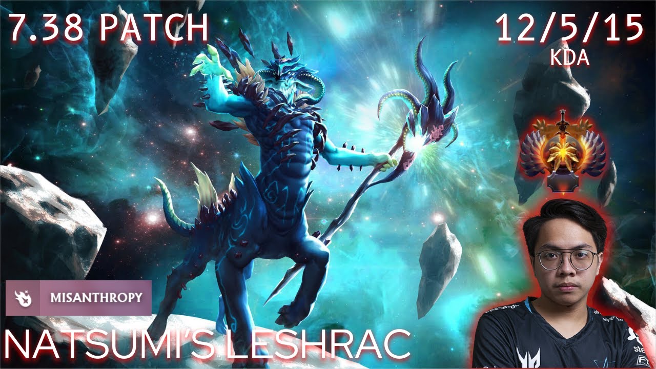 🐉 Dota 2 7.38 Natsumi Leshrac BURST AOE Damage! Full Ranked Match Pro Gameplay