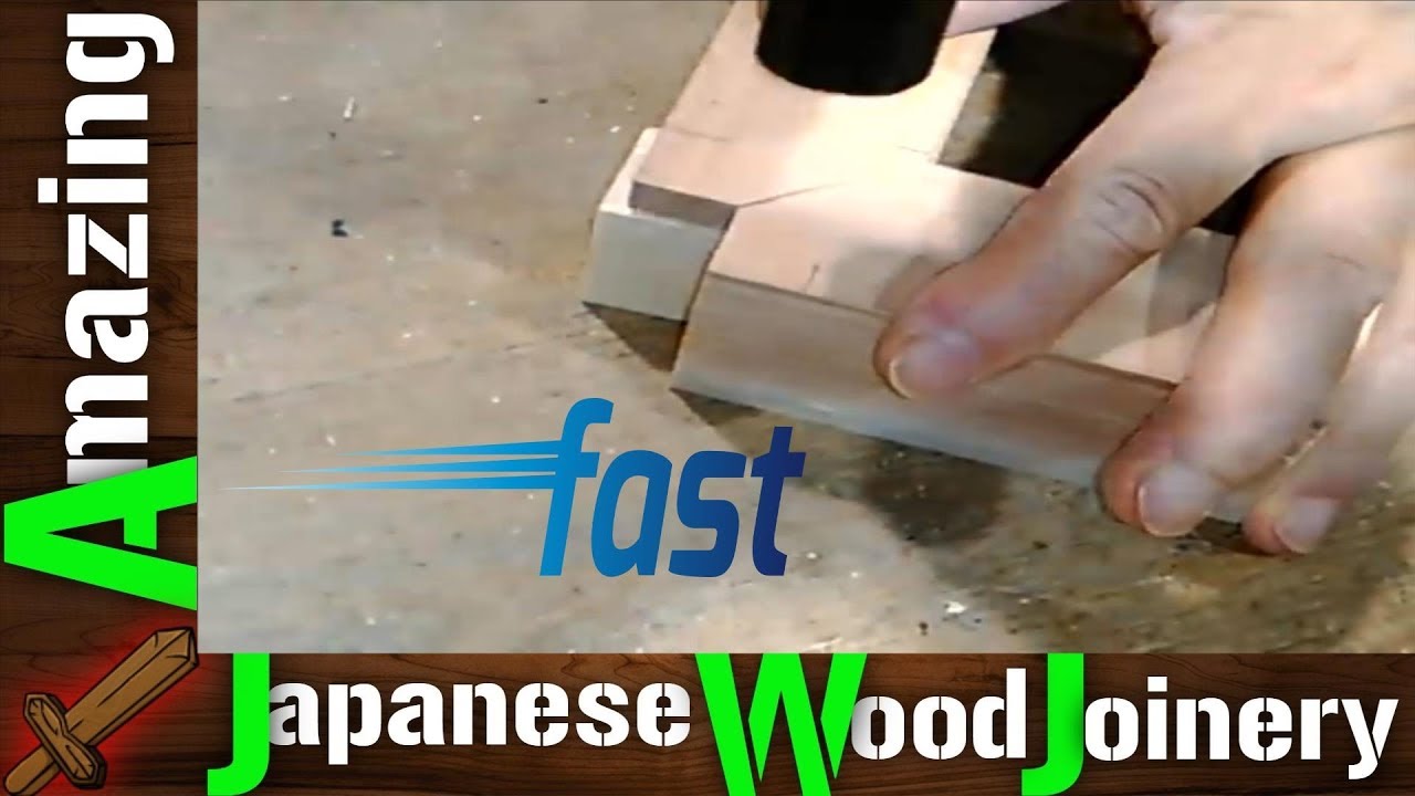 Amazing Woodworking Fastest Hand Craft Cutting Skills - Hako Aikaki Sumi Shiguchi Wood Joint