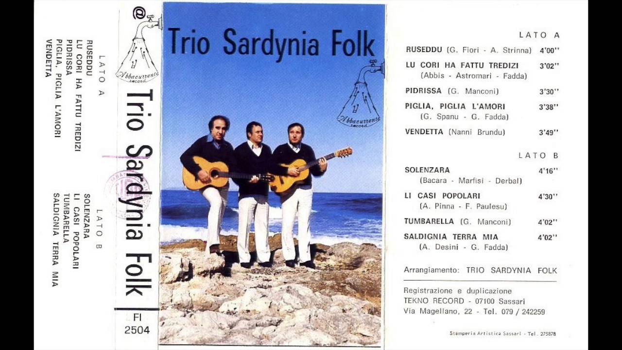 Trio Sardynia Folk- lu cori ha fattu Tredizi