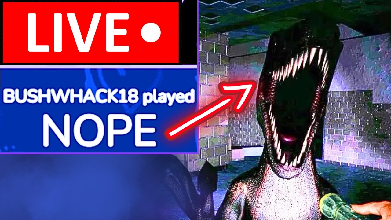 Meme Chaos In A Dinosaur Horror Game! LIVE!