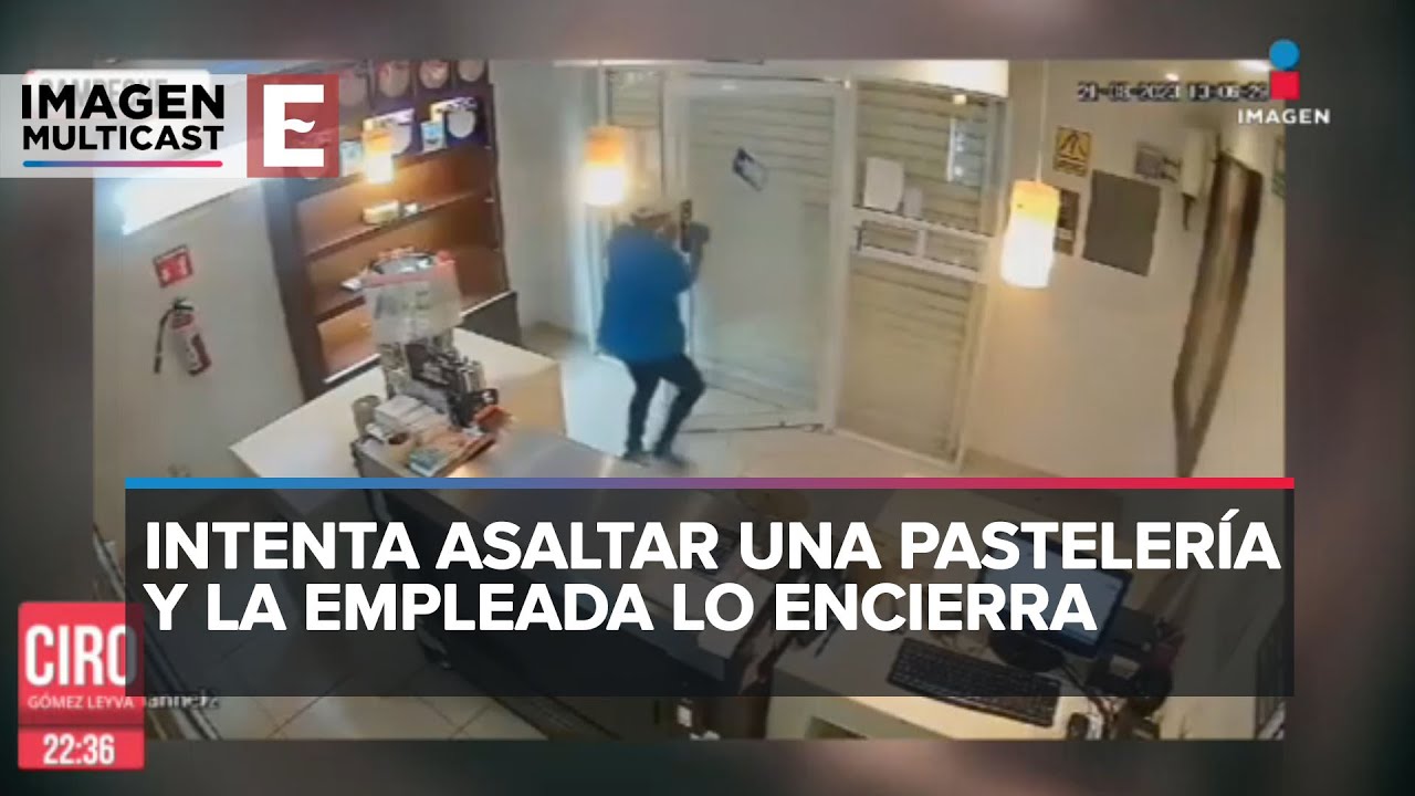 Valiente empleada encierra a ladrón en pastelería de Campeche