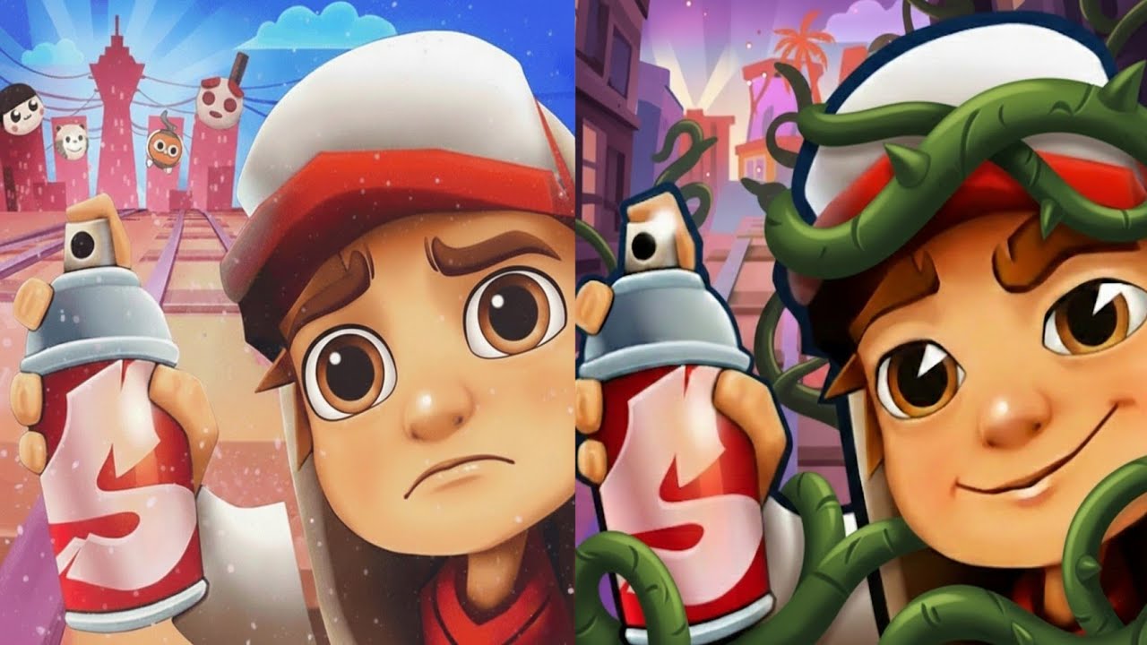 Subway Surfers : Osaka 2025 🆚 Hollywood 2026 Map Comparison 