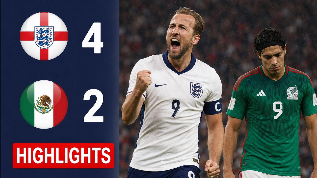 England 4-2 Mexico | Highlights and All Goals