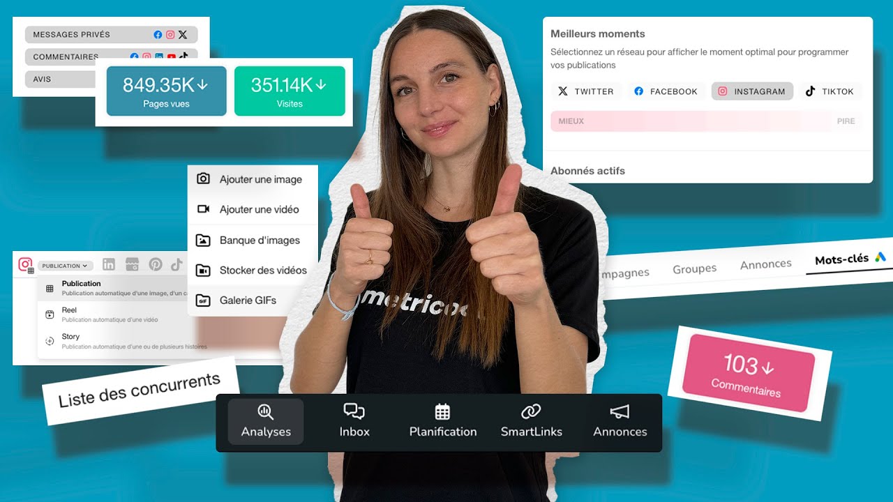Metricool de A à Z : Découvrez toutes les fonctionnalités du couteau Suisse des réseaux sociaux  🚀