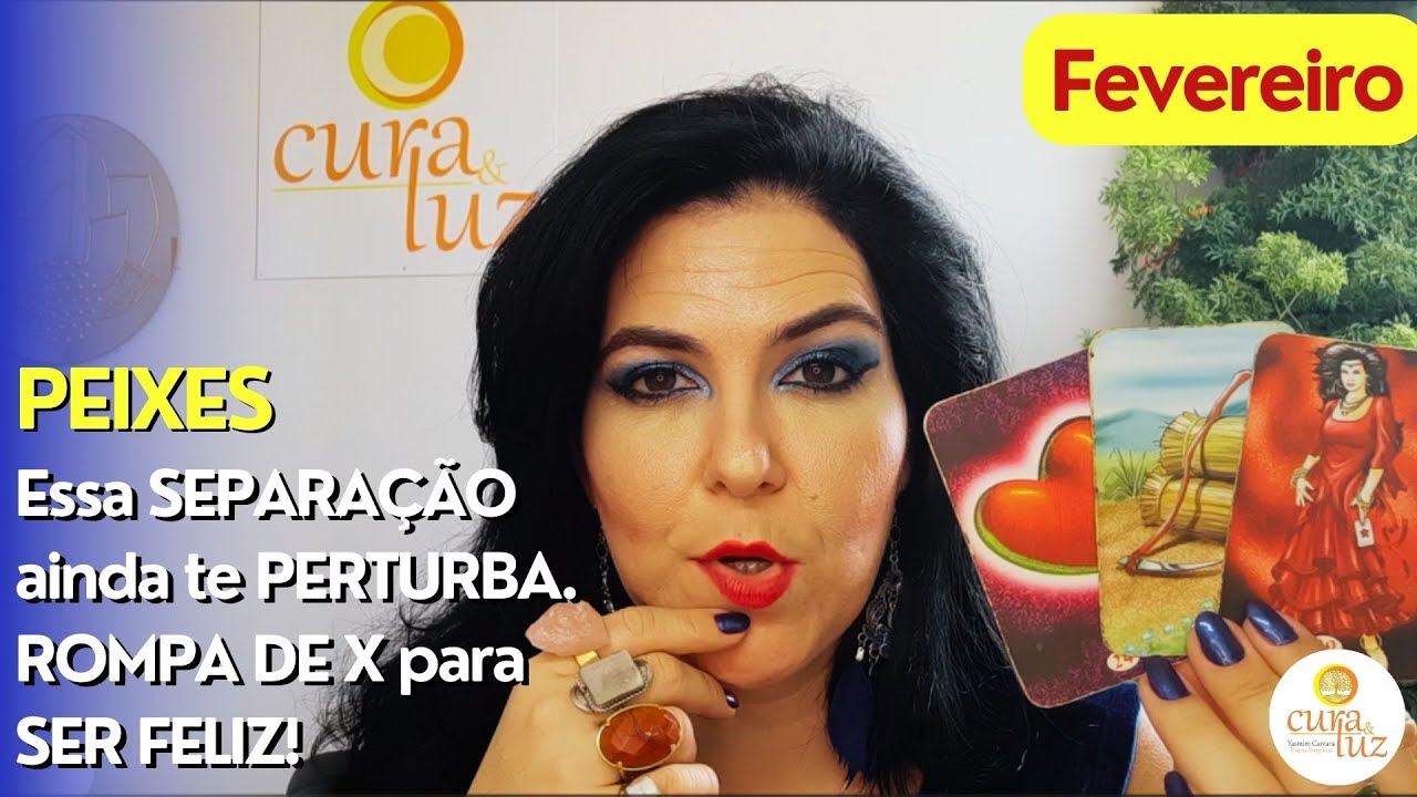 ♓#PEIXES - FEVEREIRO/2026   -⚔️​Essa SEPARA&Ccedil;&Atilde;O ainda TE PERTURBA! ROMPA de X para SER FELIZ​😀​#fyp