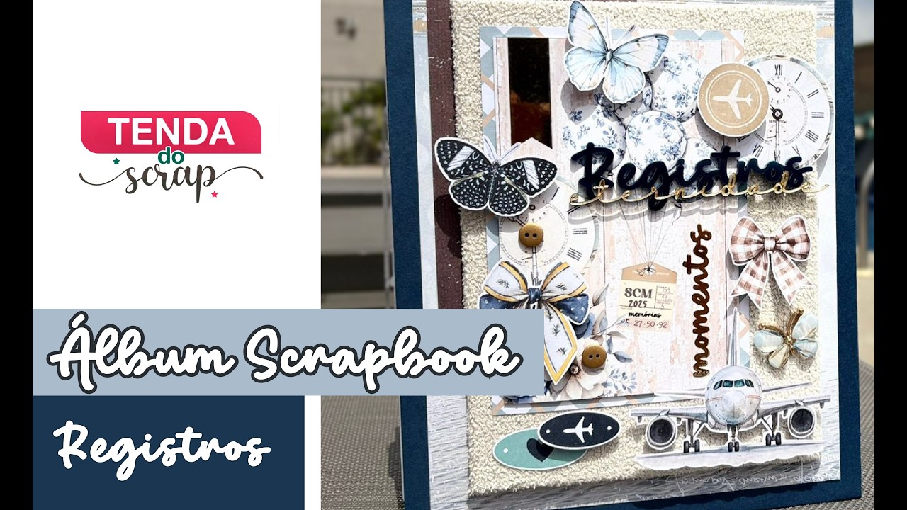 APRENDA FAZER ESSE LINDO ÁLBUM DE SCRAPBOOK