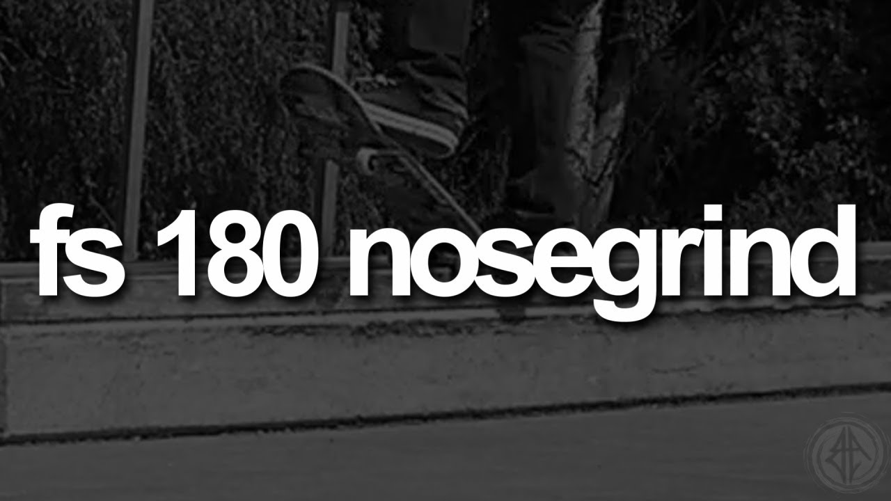 Frontside 180 Nosegrind: First-Person Skateboarding.