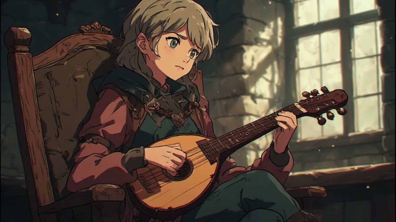 Cozy Tavern Ambience 🍺 | Fantasy Inn Music | Relaxing Folk Medley