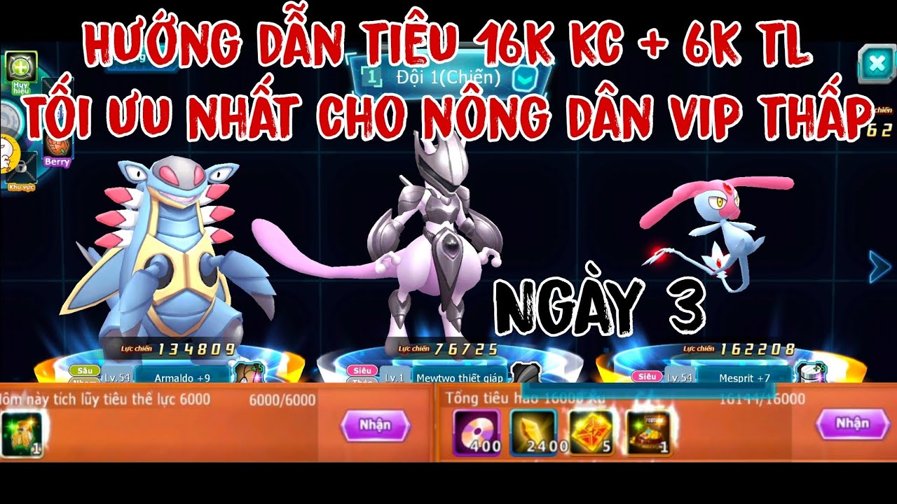 [Poke Đại Chiến] #97: Hướng Dẫn Nông Dân Vip Thấp Tiêu 16k kc + 6k TL Trong 3 Ngày Ở SVM