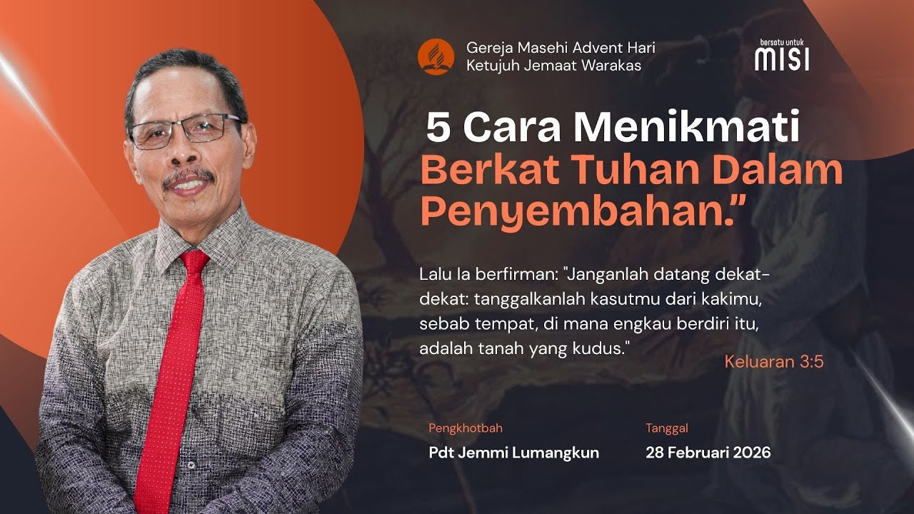 Kebaktian Sabat GMAHK Warakas | Sabat, 28 Februari 2026