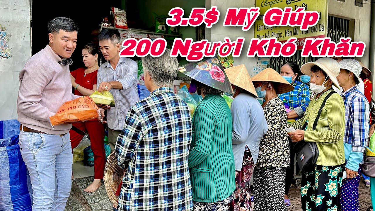 3.5$ Mỹ Mang Niềm Vui Đến 200 Hoàn Cảnh Khó Khăn Tại Huyện Long Hồ Vĩnh Long | Khương Nhựt Minh