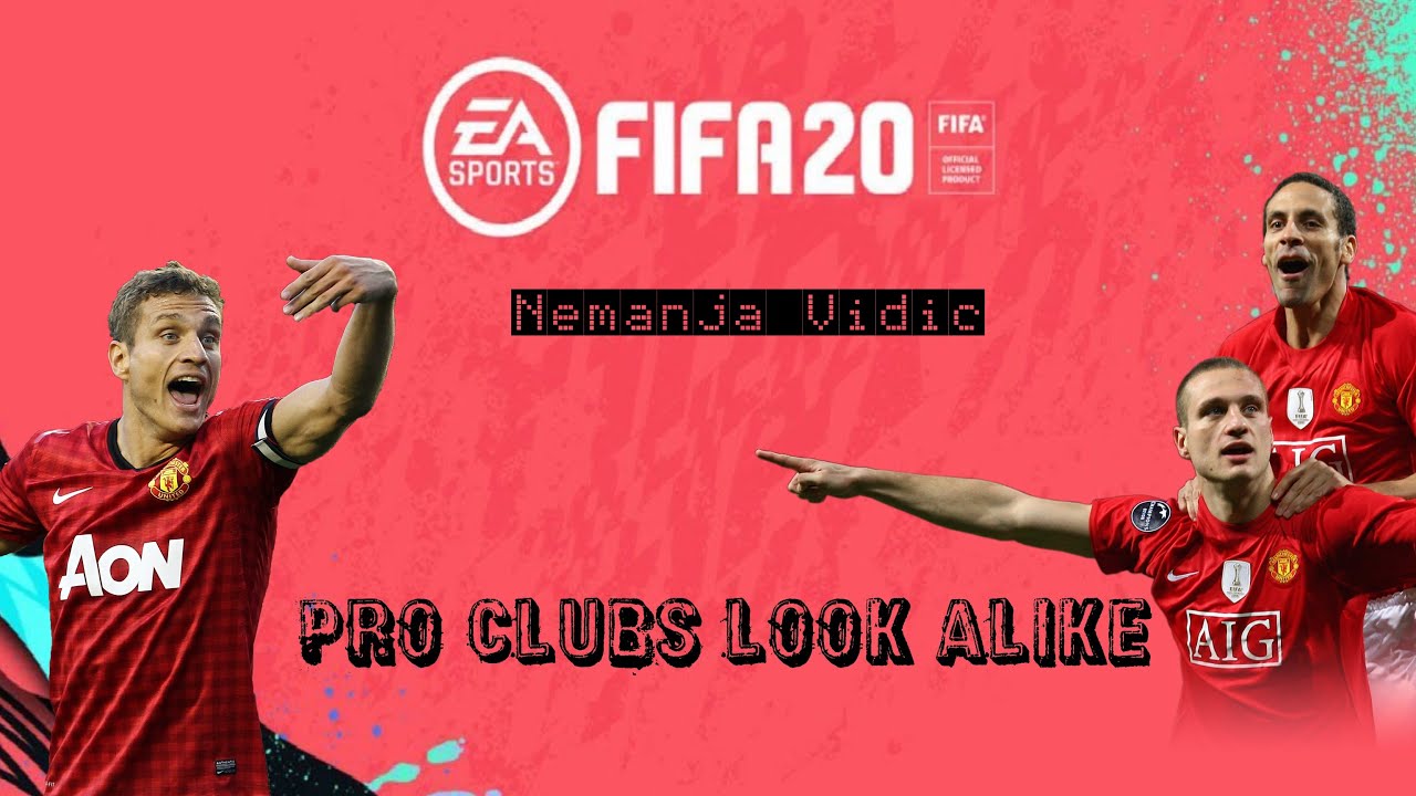 Nemanja Vidic -Fifa 20 Pro Clubs Look Alike