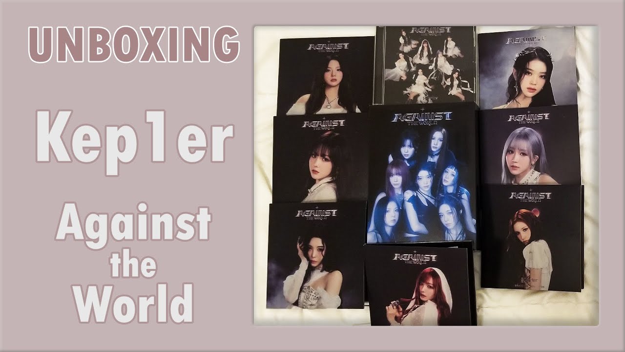 Unboxing Kep1er Against The World Japanese EP | All Versions!