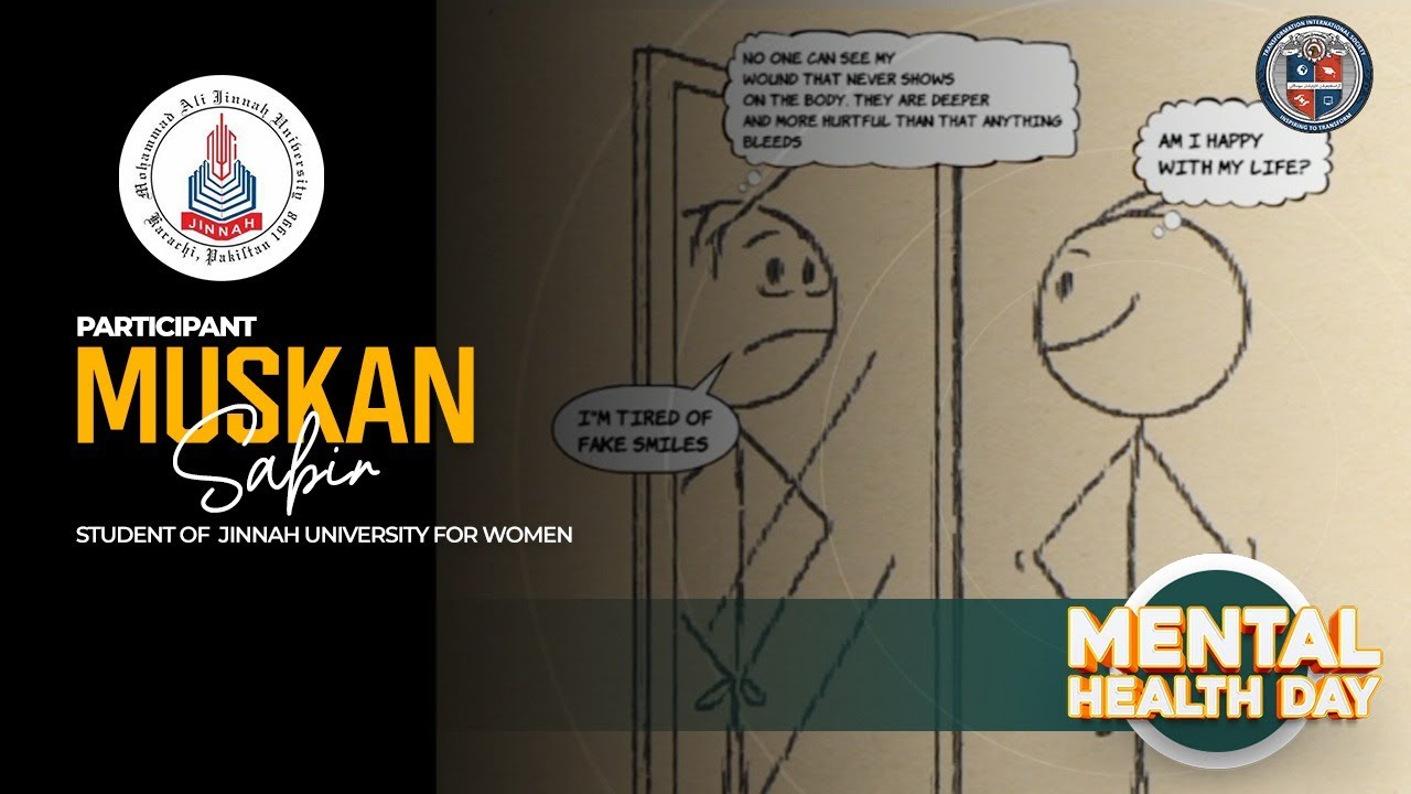 Muskan Sabir of Jinnah University for Women l Mental Health Competition