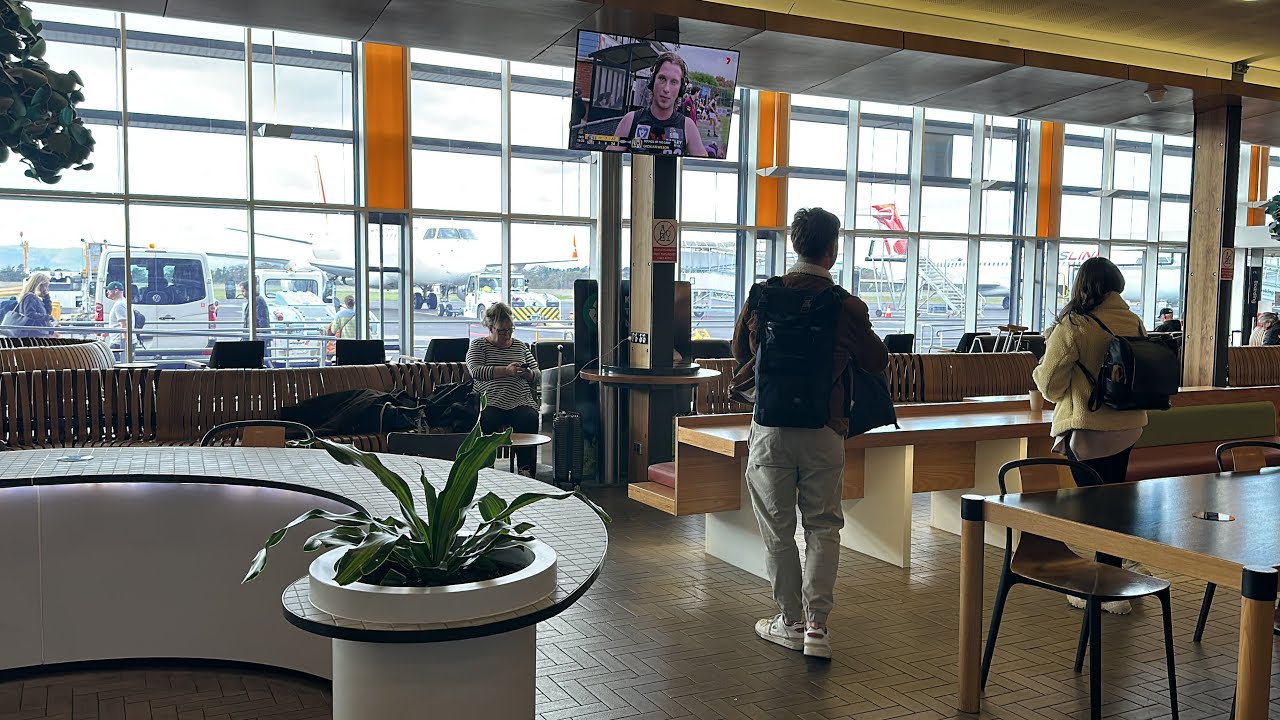 Grand Tour of Hobart Domestic Airport in Tasmania Australia