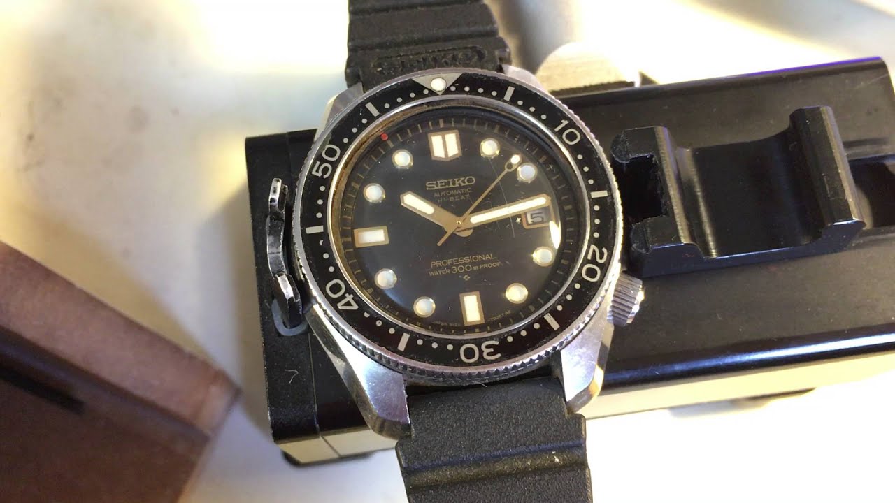 ML Seiko 6159-7001 HiBeat 300m diver & why iPhones and watches don't mix
