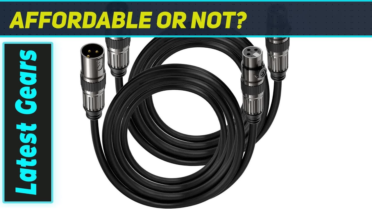 ReviewBest 10ft XLR Microphone Cables for Studio & PA