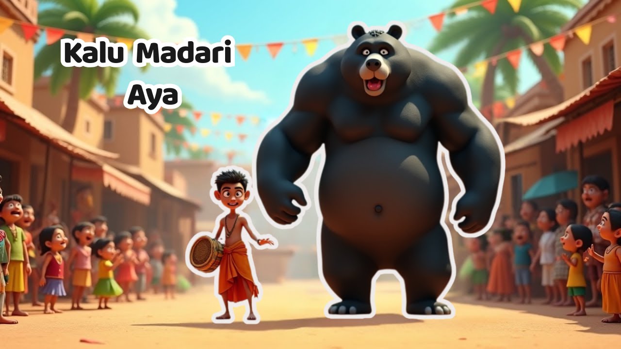 Kalu Madari Hindi Kids Song | Famous Hindi Balgeet & Kavita for Kids | Kids Songs TV