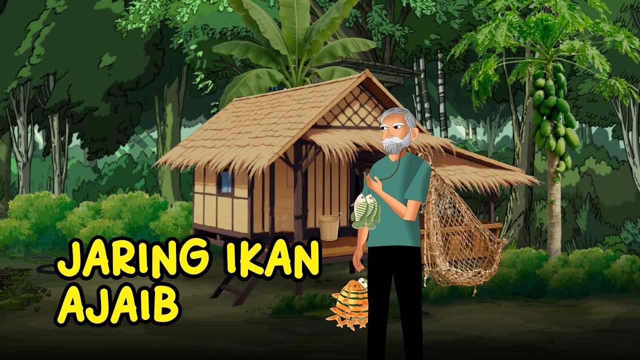 Jaring Ikan Ajaib, Peninggalan Ayah ini Sangat Bertuah | Animasi Drama, #drama