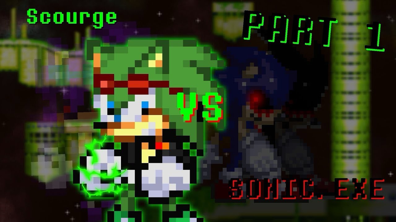 Toxicverse Shadow Reaction to Scourge Vs Sonic.ExE (Sprite Animation) Part 1