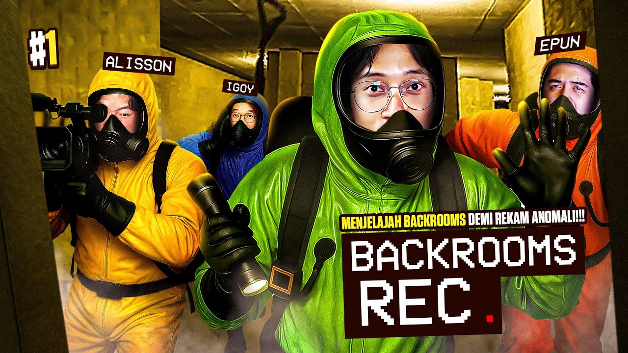 MENJELAJAH BACKROOMS DEMI REKAM ANOMALI!!! - Backrooms Rec Indonesia Part 1