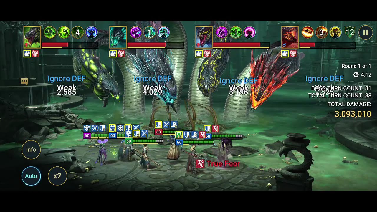 Raid Shadow Legends - Hydra r2 normal  with randoms