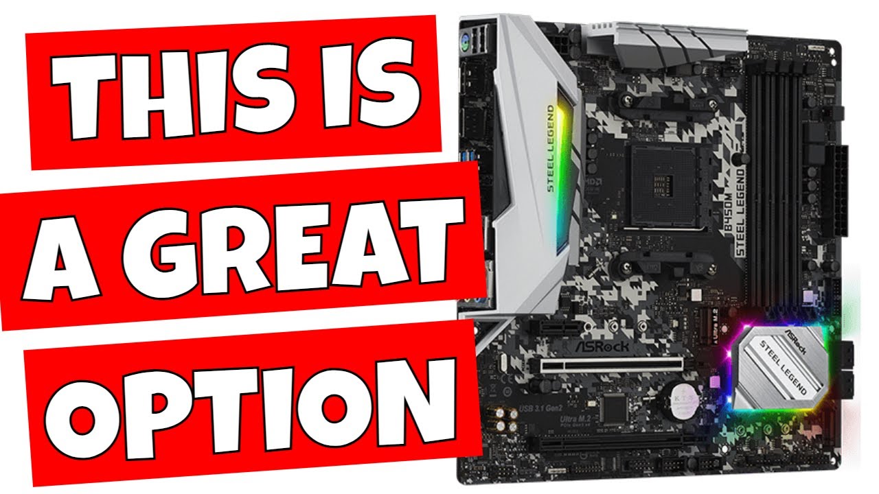 BEST AMD B450M Motherboard in 2022 ASRock B450M Steel Legend