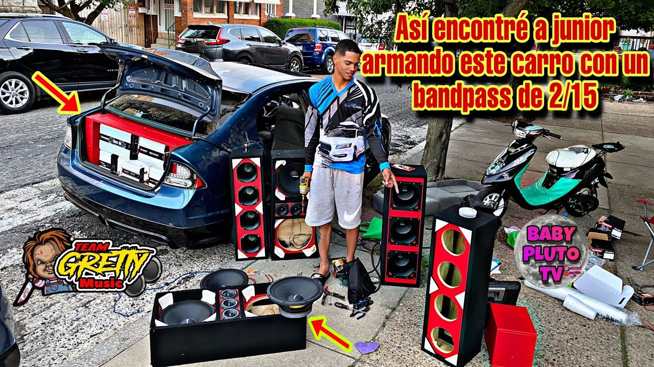 ASÍ ENCONTRÉ A JUNIOR ARMANDO ESTE CARRO CON BAND PASS DE 2/15