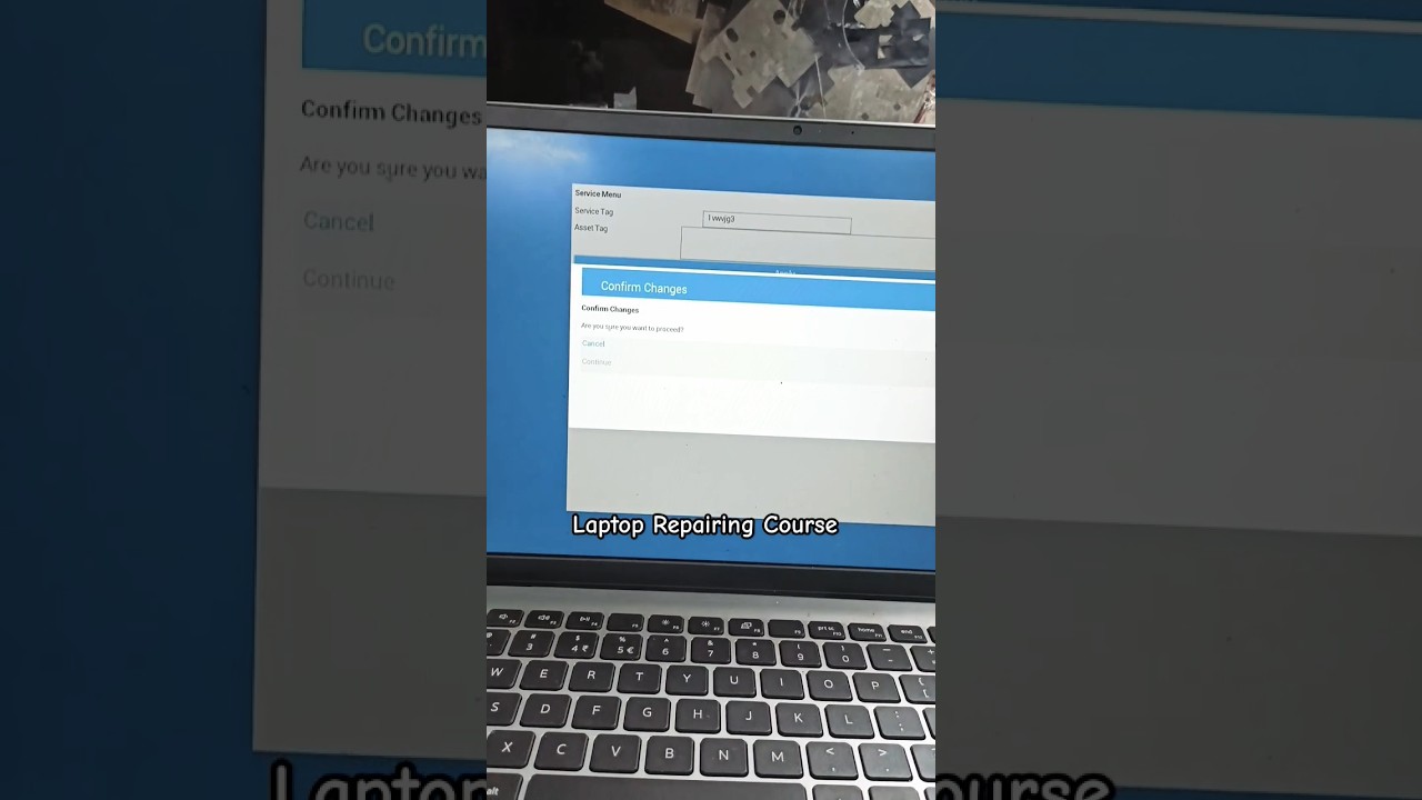 Dell Service Tag Update l Laptop Repairing Course in Bangalore l Laptop Repairing Training Institute