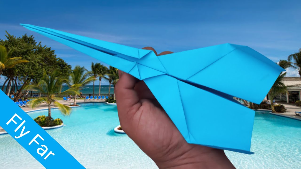 How To Make  a Paper AirplaneTry This  | It Flies So Fa Simple Paper Plane That Flies Amazingly Far