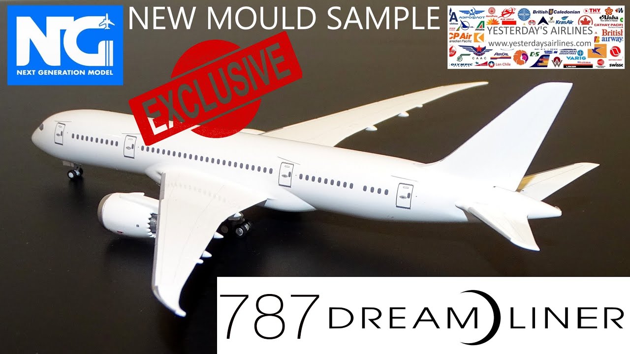 EXCLUSIVE: New NG Models Boeing 787-8 Sample 1:400 Scale