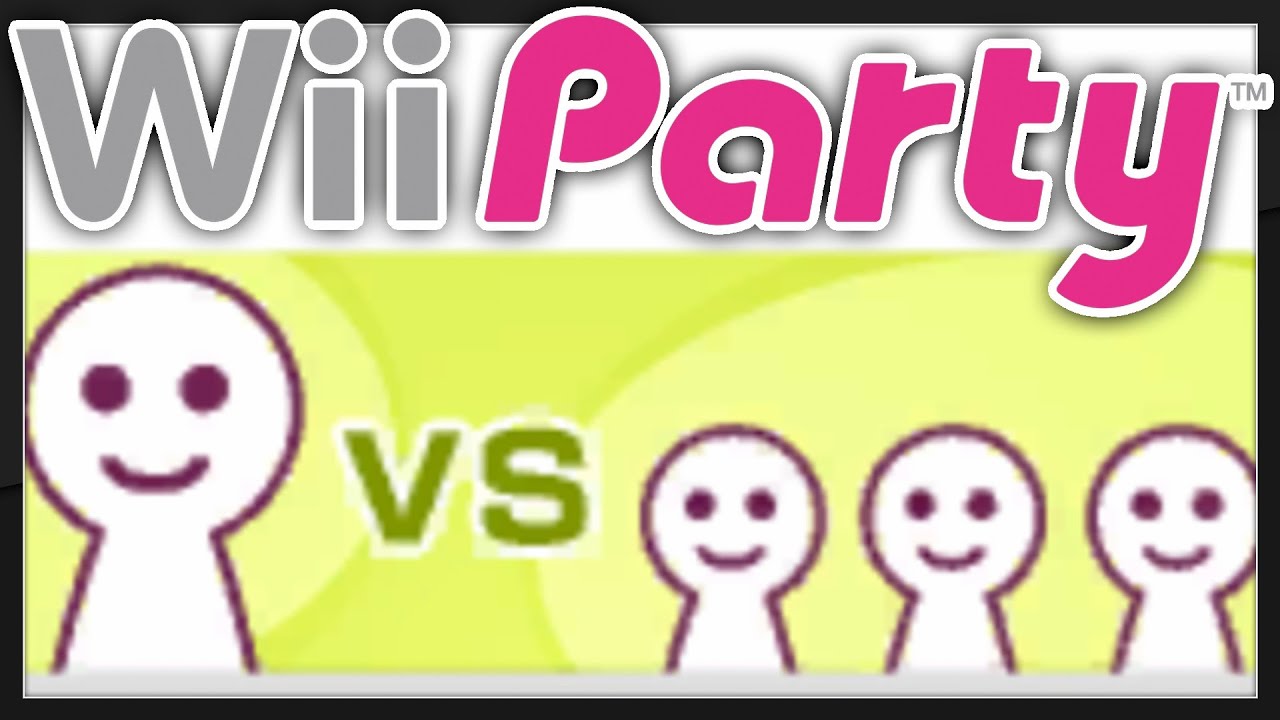 Wii Party - All 1 vs 3 Minigames