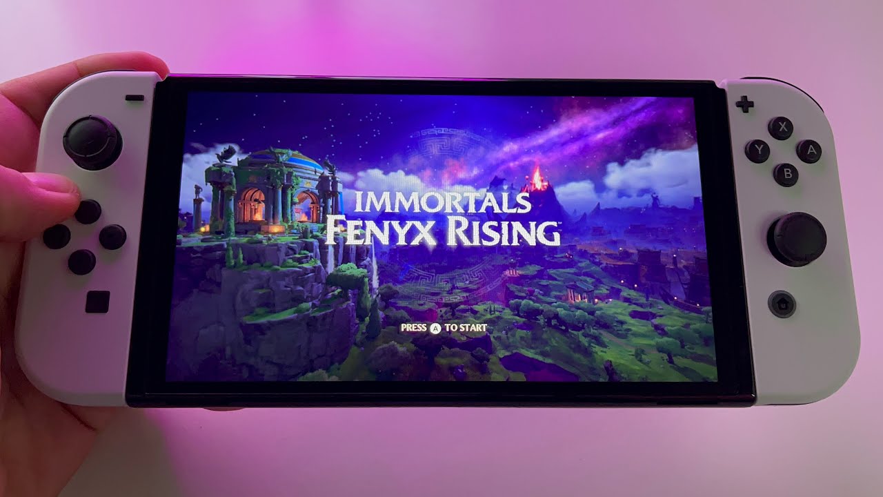 Immortals Fenyx Rising | Switch OLED gameplay