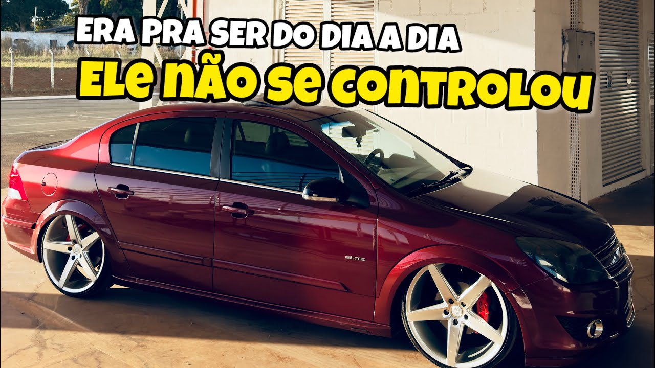 VECTRA ELITE REBAIXADO COM SUSPENSÃO AR E ARO 20 UM ESPETÁCULO