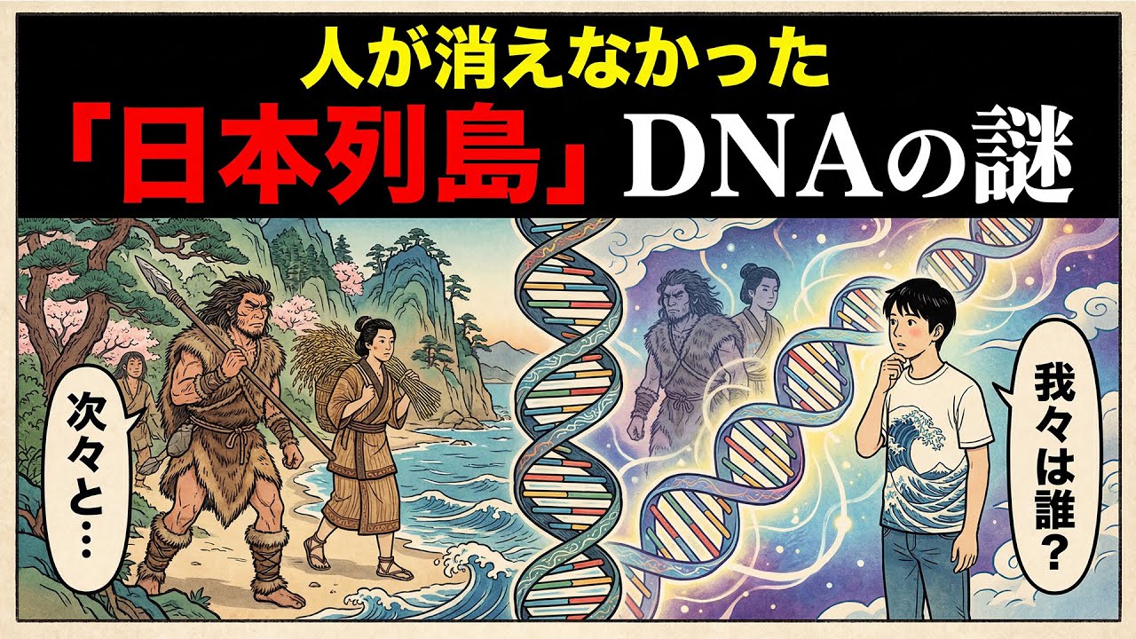 【安眠朗読】最新DNA研究が示す日本人の起源――なぜ渡来人は四国に多かったのか？