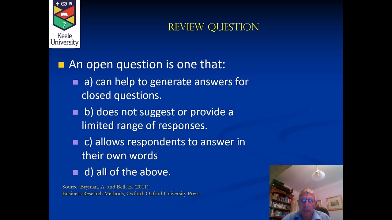 Questionnaire design